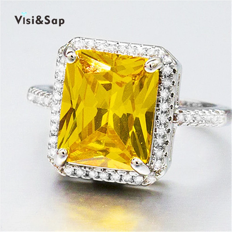 Visisap Trendy Exaggerate Yellow Geometric Zircon Ring for Female Party Anniversary Rings Manufacturer Accessories B2380
Visisap Trendy Exaggerate Yellow Geometric Zircon Ring for Female Party Anniversary Rings Manufacturer Accessories B2380