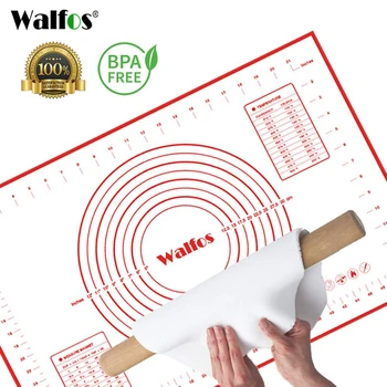 WALFOS 40*60cm Large size of silicone baking mat,attach scale Kneading dough mat,non-stick Silicone baking rolling pastry mat
WALFOS 40*60cm Large size of silicone baking mat,attach scale Kneading dough mat,non-stick Silicone baking rolling pastry mat