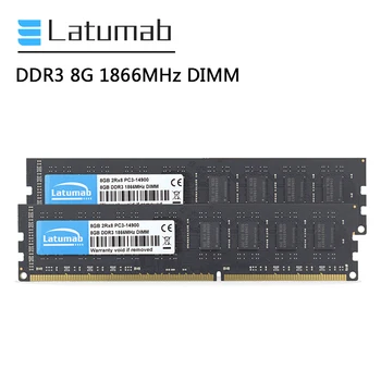 Latumab DDR3 RAM 8GB 16GB 32GB 1866MHz Desktop Memory PC3-14900 DIMM Memory 1.5V Memoria RAM DDR3 8GB PC Memory Module
Latumab DDR3 RAM 8GB 16GB 32GB 1866MHz Desktop Memory PC3-14900 DIMM Memory 1.5V Memoria RAM DDR3 8GB PC Memory Module