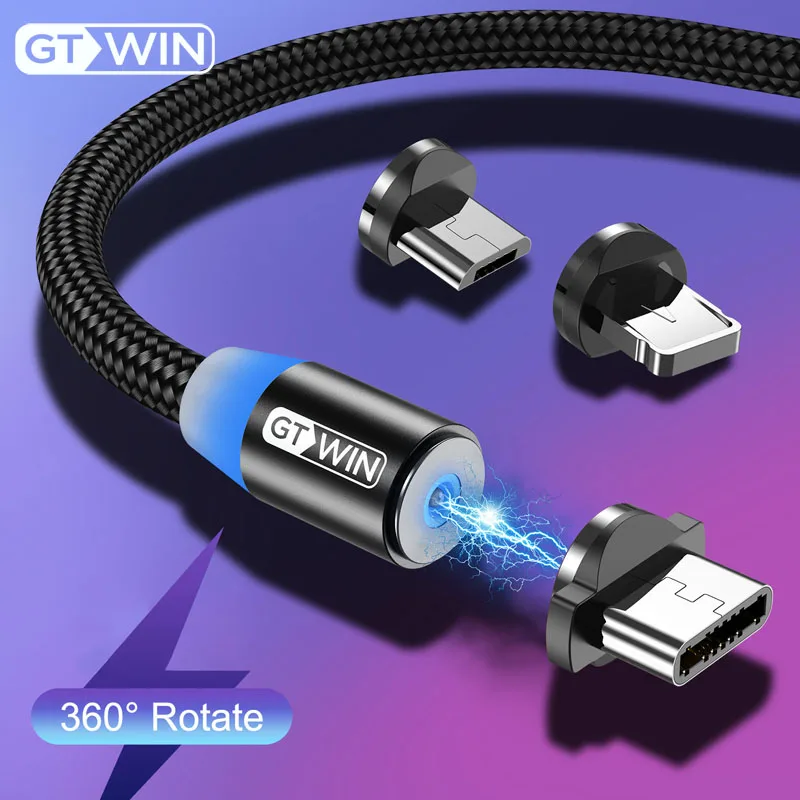 GTWIN 1m 2m 3m Magnetic Cable Micro usb Type C Fast Charging Microusb Type-C Magnetic Charge usb c For iphone 11 X Xr usb cable
GTWIN 1m 2m 3m Magnetic Cable Micro usb Type C Fast Charging Microusb Type-C Magnetic Charge usb c For iphone 11 X Xr usb cable