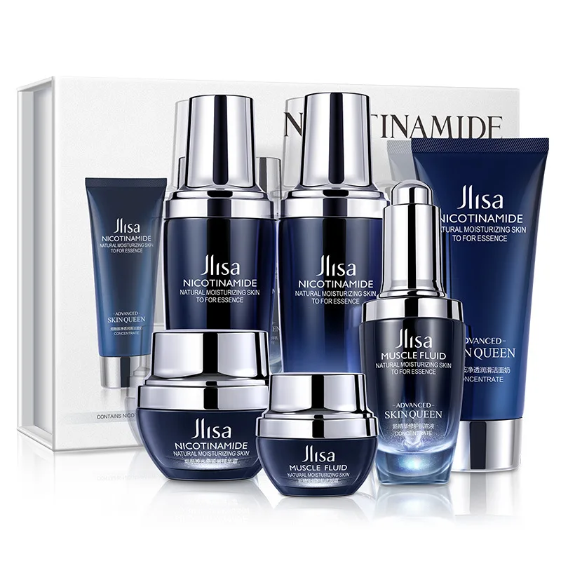 Jlisa Muscle Linsuo Amine Smooth Muscle Density Six Pieces Set Nicotinamide Essence Moisturizing Skin Care Gift Set
Jlisa Muscle Linsuo Amine Smooth Muscle Density Six Pieces Set Nicotinamide Essence Moisturizing Skin Care Gift Set