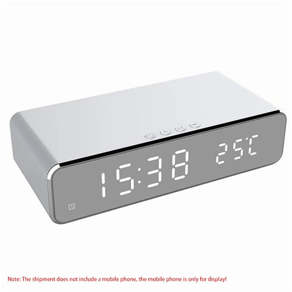 Multifunction Alarm Clock for Indoor Thermometer Wireless Charging for Phone Time Display Date Display
Multifunction Alarm Clock for Indoor Thermometer Wireless Charging for Phone Time Display Date Display