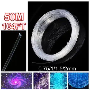 50M 0.75/1.0/1.5/2.0mm PMMA Plastic Clear Optic Fiber Lights Opitcal Cable End Grow Car LED Lighting Decoration Commercial Light
50M 0.75/1.0/1.5/2.0mm PMMA Plastic Clear Optic Fiber Lights Opitcal Cable End Grow Car LED Lighting Decoration Commercial Light