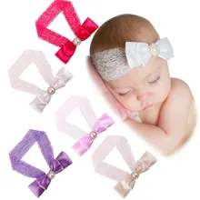 Enfants filles bébé enfant en bas âge mignon noeud papillon bandeau cheveux bandeau nouveau-né bandeau bébé fille cheveux accessoires bandeau mignon(China)