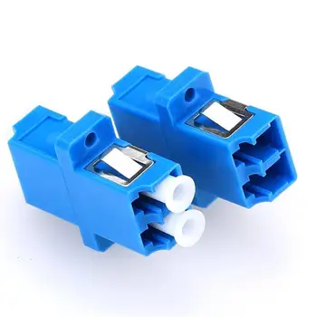 

Connector Adaptor Fiber-Optic-Adapter Duplex FTTH SM DX 200pcs/Lot Flange Lc-Upc LC-LC