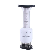 Multi Function Stainless Steel Steak Meat Injector Marinade Flavor Syringe Kitchen Gadgets Meat Tools Meat Tenderizer Needle
Multi Function Stainless Steel Steak Meat Injector Marinade Flavor Syringe Kitchen Gadgets Meat Tools Meat Tenderizer Needle