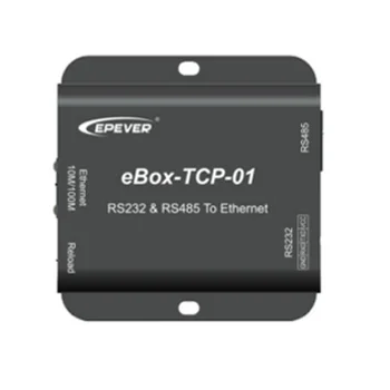 EBox-TCP-01 Serial Port Networking Server Use For Epever Solar Controller Solar Inverter Achieve Ethernet Communication
EBox-TCP-01 Serial Port Networking Server Use For Epever Solar Controller Solar Inverter Achieve Ethernet Communication