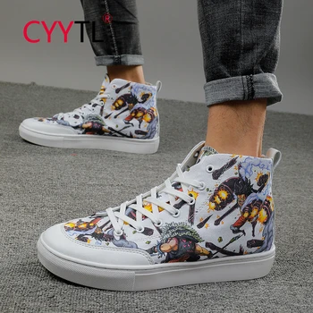 CYYTL Anime Men's High Top Canvas Shoes Spring Couple Running Sneakers Breathable Comfortable Non-slip Shoes Lightweight Tennis
CYYTL Anime Men's High Top Canvas Shoes Spring Couple Running Sneakers Breathable Comfortable Non-slip Shoes Lightweight Tennis