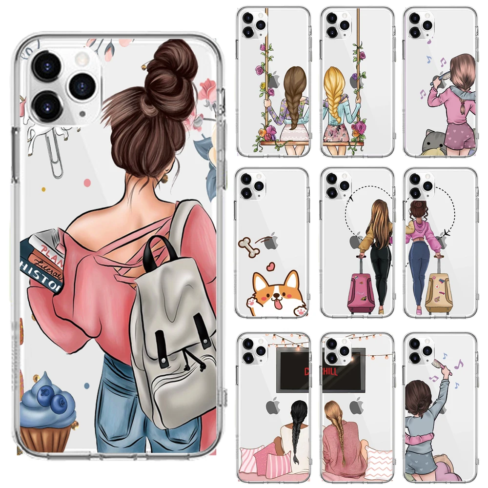 Girls Best Friends Forever Soft TPU Phone Case For iPhone Xs 6 6S 7 8 Plus X XR XS MAX 11 Pro Max 5 5S SE Cases Back Cover Coque
Girls Best Friends Forever Soft TPU Phone Case For iPhone Xs 6 6S 7 8 Plus X XR XS MAX 11 Pro Max 5 5S SE Cases Back Cover Coque