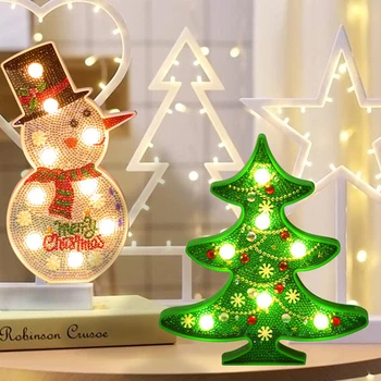 Diamond Painting Xmas LED Lamp Gift For Kids Home Decor Mosaic Tree Snowman DIY Drill Diamond Christmas Decoration For Home
Diamond Painting Xmas LED Lamp Gift For Kids Home Decor Mosaic Tree Snowman DIY Drill Diamond Christmas Decoration For Home