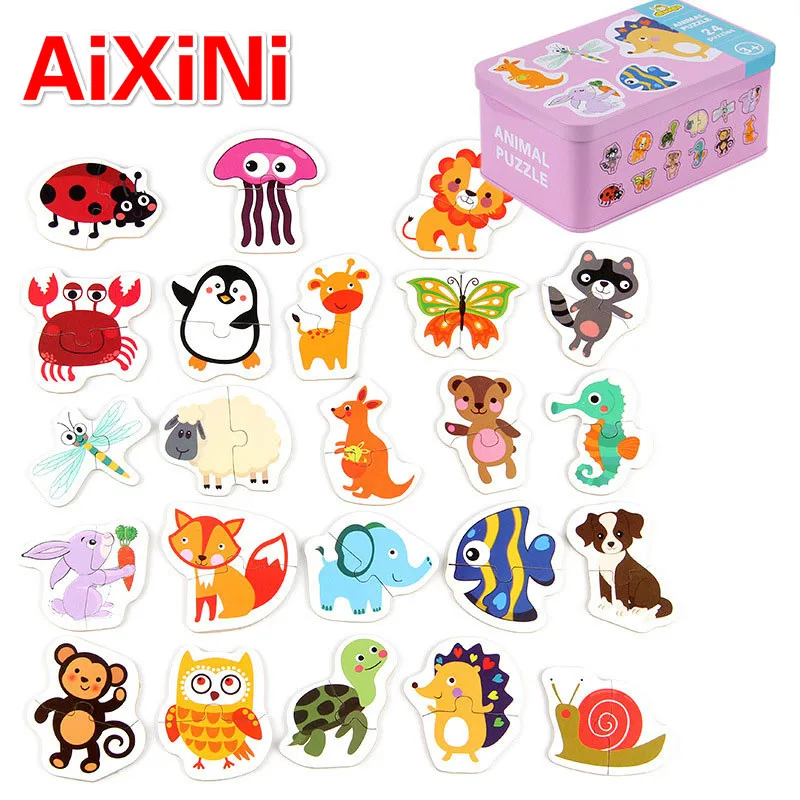 Children Matching Puzzle Animal Transportation Fruits Vegetables Early Learning Toys for Baby Children Educational Toy Xmas Gift
Children Matching Puzzle Animal Transportation Fruits Vegetables Early Learning Toys for Baby Children Educational Toy Xmas Gift