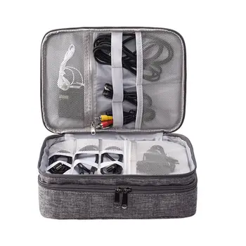 Hard Headphone Case Portable Waterproof Double Layers Cable Storage Bag Earphone Box Pouch Protective USB Cable Organizer
Hard Headphone Case Portable Waterproof Double Layers Cable Storage Bag Earphone Box Pouch Protective USB Cable Organizer