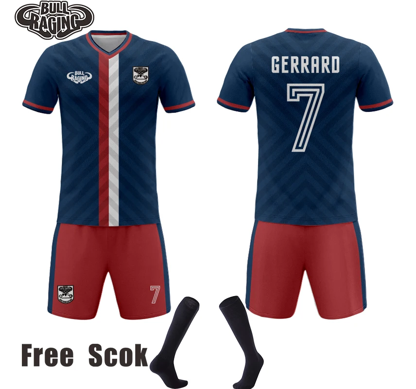 free sock retro design soccer jersey custom create your team training jersey set
free sock retro design soccer jersey custom create your team training jersey set