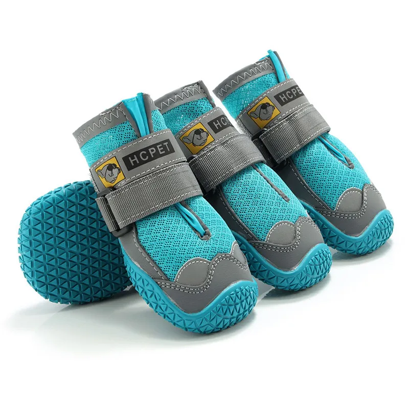 4Pcs/Set Dog Boots Paw Protector Anti-Slip Breathable Dog Shoes for Small Medium Large Dogs Puppy Booties with Reflective Straps
4Pcs/Set Dog Boots Paw Protector Anti-Slip Breathable Dog Shoes for Small Medium Large Dogs Puppy Booties with Reflective Straps
