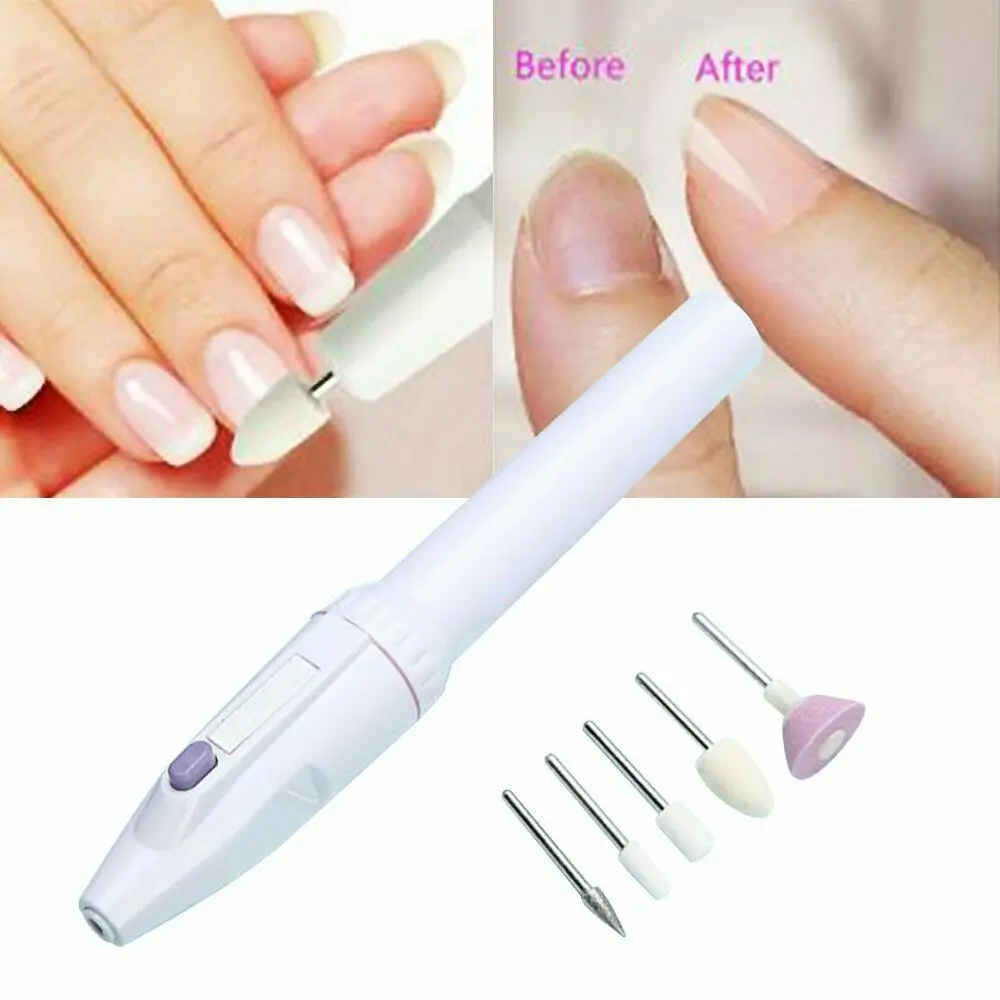 1 Set 5 Bits Mini Nail Drill Machine For Manicure Electric Machine Accessory Portable Nail Art Grinding Polisher Pedicure Tools
1 Set 5 Bits Mini Nail Drill Machine For Manicure Electric Machine Accessory Portable Nail Art Grinding Polisher Pedicure Tools
