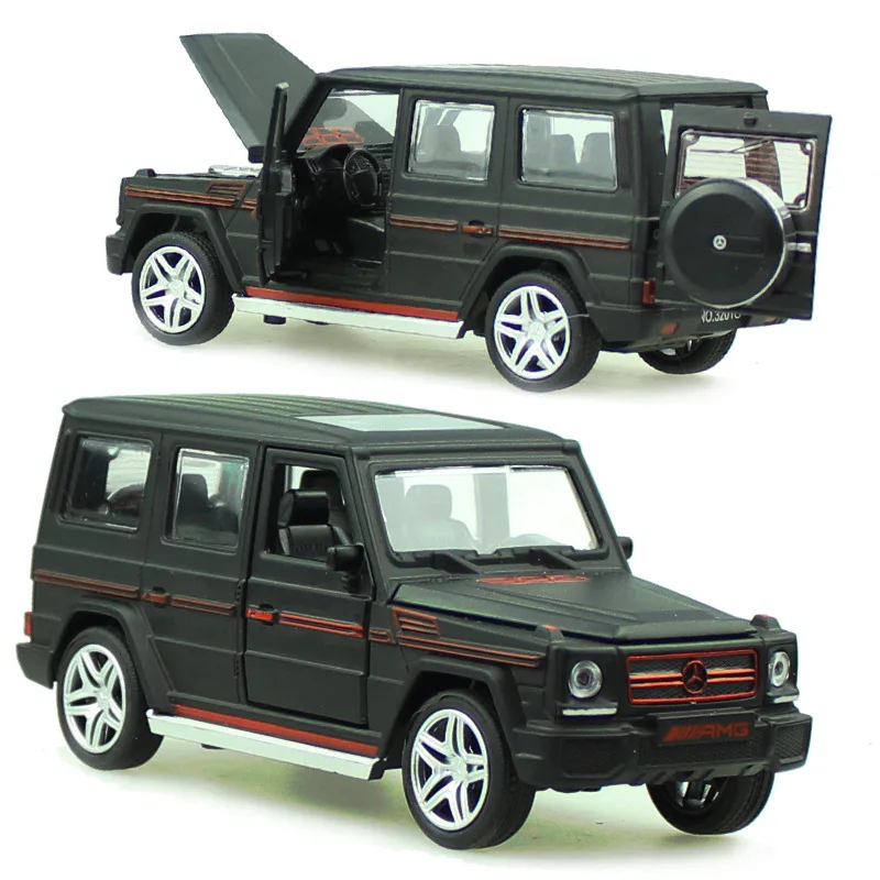 Фото Electric Alloy mkd3 Scale Car Models Die-cast coche carro Toys for Children 1:32 auto Vehicle Benz G65 AMG SUV Jeep | Игрушки и хобби