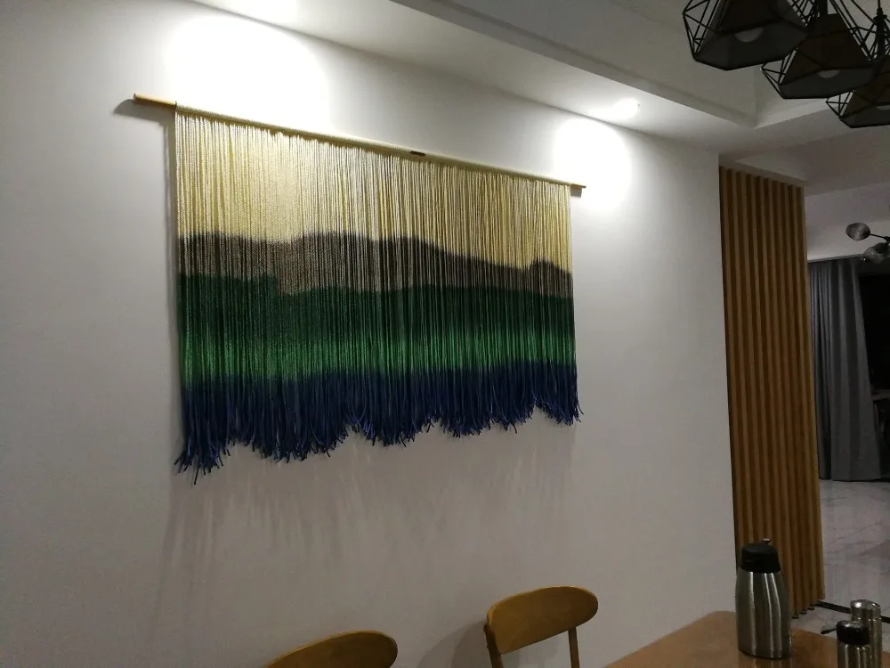 Geometric Cotton Wall Tapestry with Fringe 12 Heeea8772178c4436bb6d82f07e17d7f7A