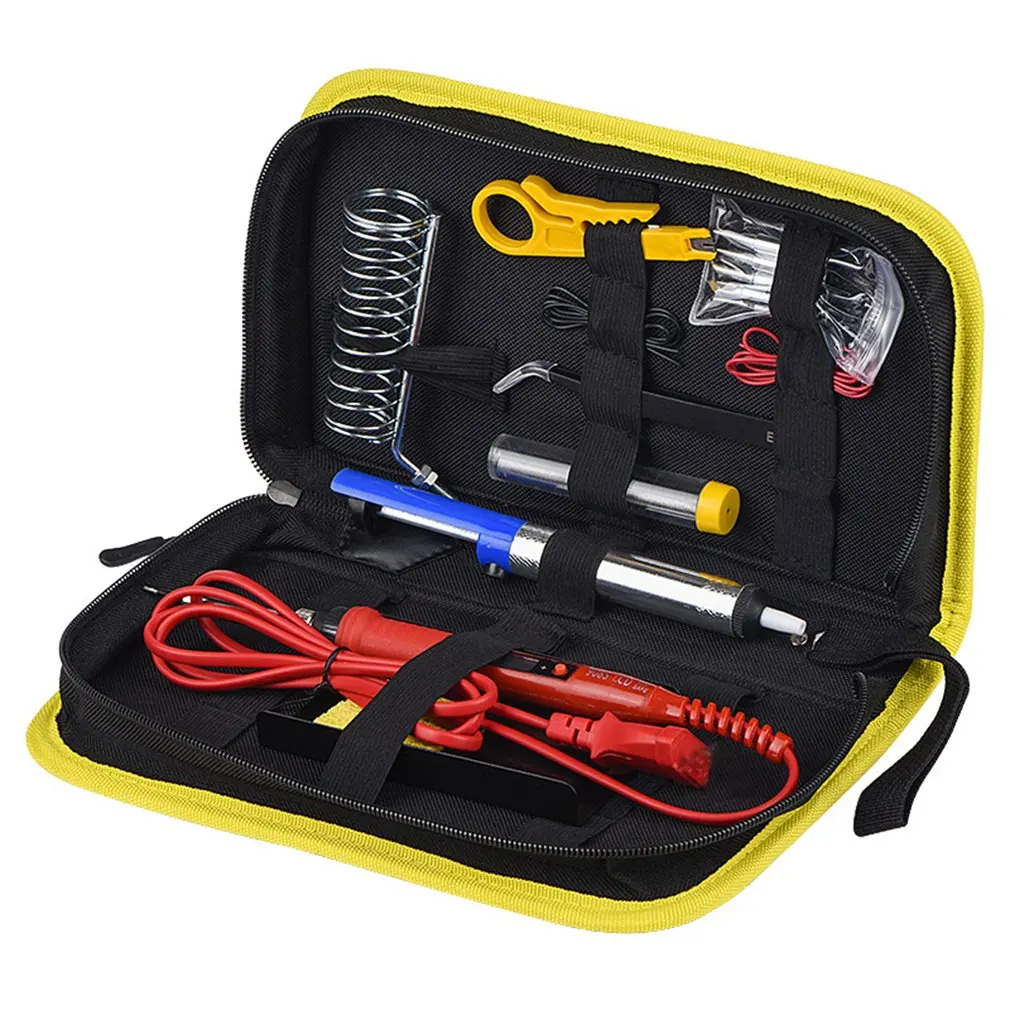 Soldering iron kit 80W with adjustable temperature and LCD control screen 80W thermostat electric iron set
Soldering iron kit 80W with adjustable temperature and LCD control screen 80W thermostat electric iron set