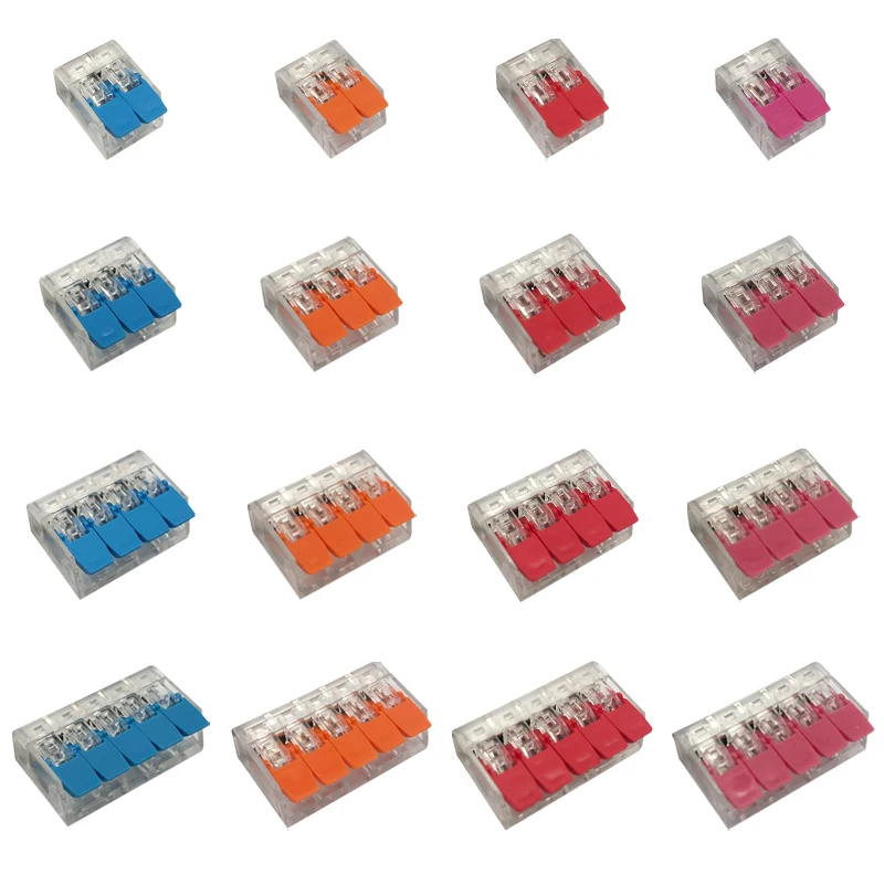 Wire Connector Household Mini Straight Plug-In Wire Terminal Universal Compact Quick Wiring Connection Block 50/100Pcs
Wire Connector Household Mini Straight Plug-In Wire Terminal Universal Compact Quick Wiring Connection Block 50/100Pcs