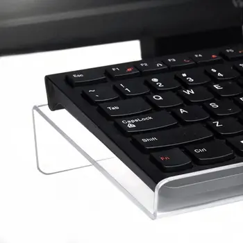 Transparent Acrylic Computer Keyboard Holder Clear Tilted Keypad Stand for Office Home School Use
Transparent Acrylic Computer Keyboard Holder Clear Tilted Keypad Stand for Office Home School Use