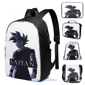 Funny Graphic print Goku The Strongest Saiyan USB Charge Backpack men School bags Women bag Travel laptop bag
Funny Graphic print Goku The Strongest Saiyan USB Charge Backpack men School bags Women bag Travel laptop bag