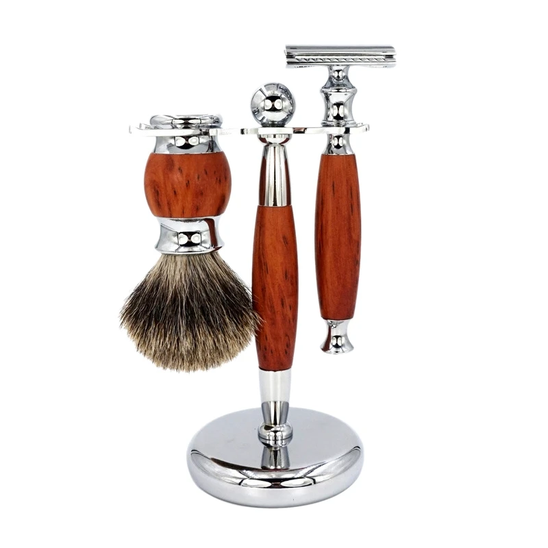 Men Shaving Manual Razors Set Adjustable Double Edge Blade Razor Pure Badger Shaving Brush Shaver Stand Holder Kit
Men Shaving Manual Razors Set Adjustable Double Edge Blade Razor Pure Badger Shaving Brush Shaver Stand Holder Kit