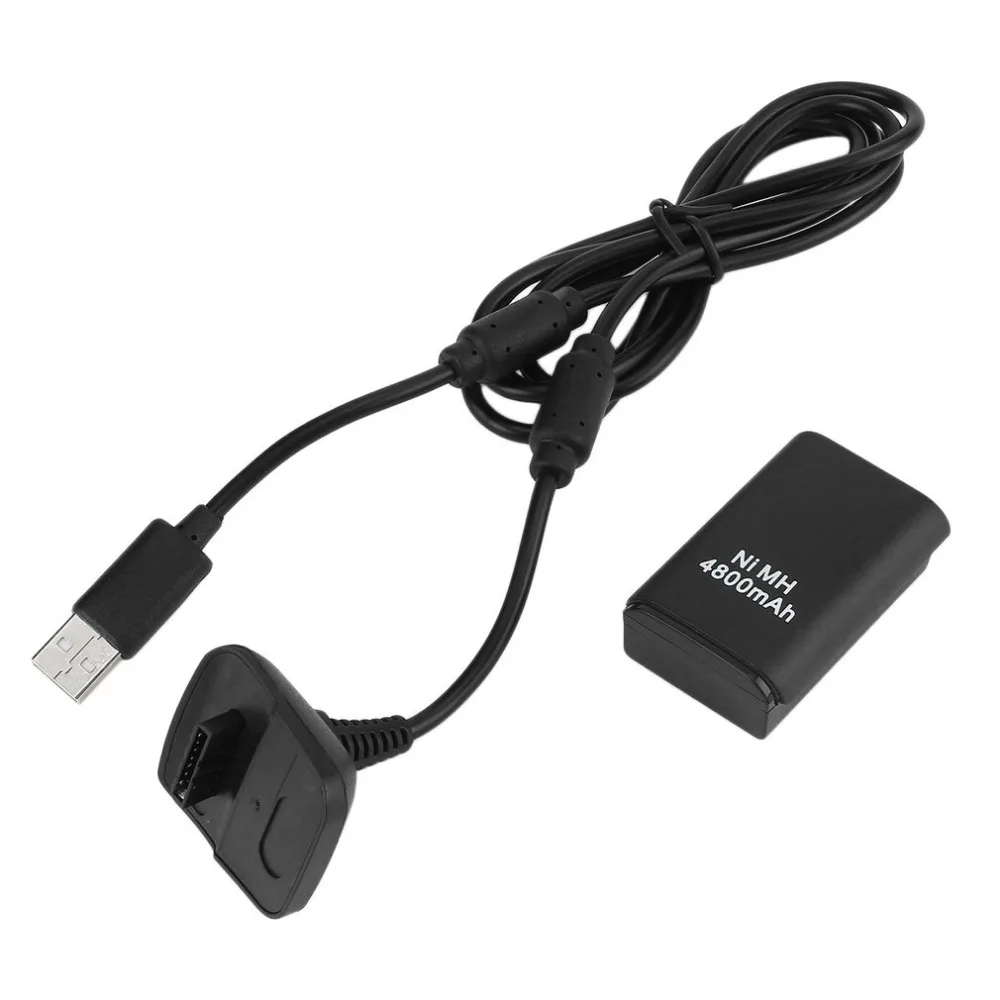 4800mAh Rechargeable NI-MH Battery Pack Case for XBOX 360 Wireless Controller Charger Cable Direct Back Up USB Power Supply
4800mAh Rechargeable NI-MH Battery Pack Case for XBOX 360 Wireless Controller Charger Cable Direct Back Up USB Power Supply