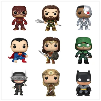 Justice League Wonder Woman Superman Aquaman Flash Batman Arrow Cyborg Bruce Wayne Action Figure Collection Model Toy gifts
Justice League Wonder Woman Superman Aquaman Flash Batman Arrow Cyborg Bruce Wayne Action Figure Collection Model Toy gifts