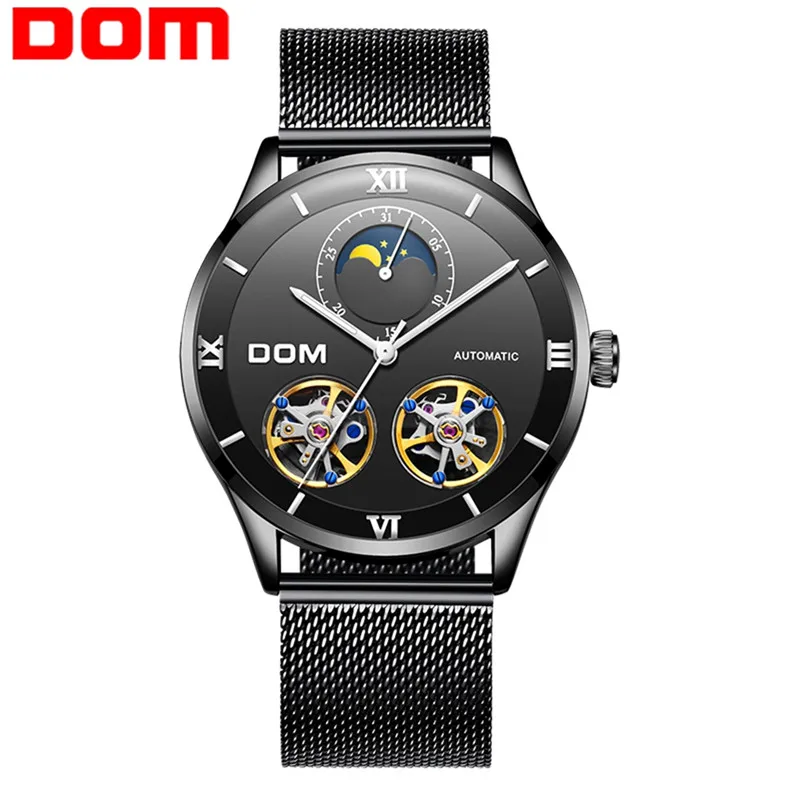 DOM Automatic Watches Men Top Brand Mechanical Watch Man Waterproof Stainless Steel Strap Luxury Clock Male Gift Reloj Hombre
DOM Automatic Watches Men Top Brand Mechanical Watch Man Waterproof Stainless Steel Strap Luxury Clock Male Gift Reloj Hombre