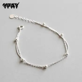 YPAY 100% Real 925 Sterling Silver Bracelets Women's Fine Jewelry Double Layer Beads Bracelet For Girls Drop Shipping YMB029
YPAY 100% Real 925 Sterling Silver Bracelets Women's Fine Jewelry Double Layer Beads Bracelet For Girls Drop Shipping YMB029