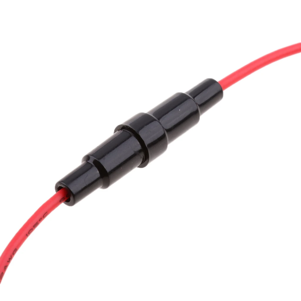 10x38mm Fuse Holder Inline Screw Type with 22 AWG Wire Fuse Tap Adapter fits for Automotive (Pack of 20) 10x38mm Fuse Holder Inline Screw Type with 22 AWG Wire Fuse Tap Adapter fits for Automotive (Pack of 20)