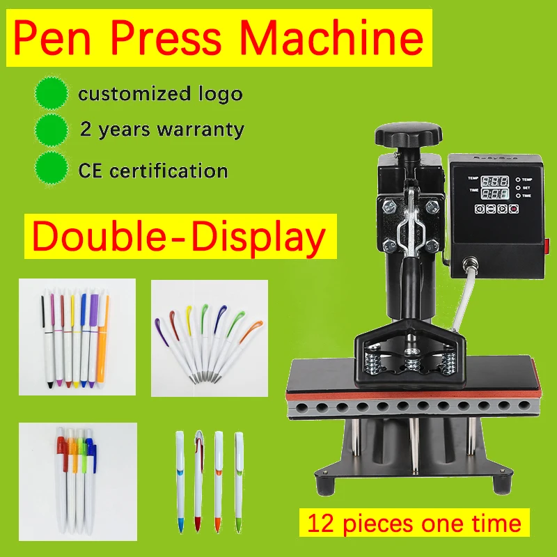12in 1 Sublimation Pen Heat Press Machine Pen Transfer Printing Machine DIY Transfer Printing logo Printing 12 PCS One Time
12in 1 Sublimation Pen Heat Press Machine Pen Transfer Printing Machine DIY Transfer Printing logo Printing 12 PCS One Time