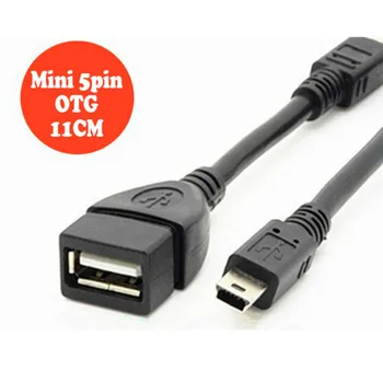 5pin Mini USB Male To USB 2.0 Type A Female OTG Host Adapter Cable OTG Cable For Cellphone Tablet MP3 MP4 Camera 11cm Black
5pin Mini USB Male To USB 2.0 Type A Female OTG Host Adapter Cable OTG Cable For Cellphone Tablet MP3 MP4 Camera 11cm Black