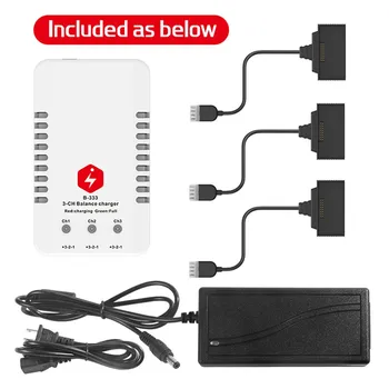 3 In 1 Balance Drone Battery Charger Charging Hub for Cfly Faith/EX4/JJRC X12 GPS RC Quadcopter 409#2
3 In 1 Balance Drone Battery Charger Charging Hub for Cfly Faith/EX4/JJRC X12 GPS RC Quadcopter 409#2