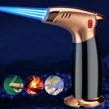 Metal Gas Lighter 1300C Elbow Spray Gun Outdoor Multi-Function Welding Torch Lighter Cigarette Lighter Cigar Butane Lighter
Metal Gas Lighter 1300C Elbow Spray Gun Outdoor Multi-Function Welding Torch Lighter Cigarette Lighter Cigar Butane Lighter