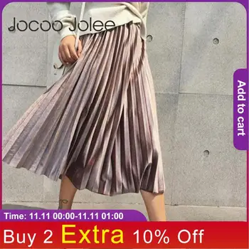 Elegant Skirt Women Casual Long Metallic Silver Maxi Pleated Skirt Elastic High Waist Suede Midi Skirts Korean A-Line Skirt
Elegant Skirt Women Casual Long Metallic Silver Maxi Pleated Skirt Elastic High Waist Suede Midi Skirts Korean A-Line Skirt