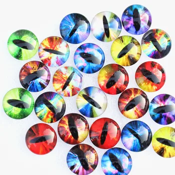 12mm 20mm Random Mixed Dragon Cats Eyes Pattern Round Glass Cabochon Flatback Photo Base DIY Jewelry Making Accessory By Pair
12mm 20mm Random Mixed Dragon Cats Eyes Pattern Round Glass Cabochon Flatback Photo Base DIY Jewelry Making Accessory By Pair