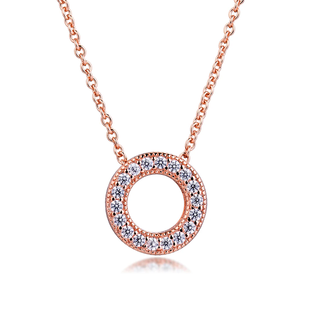 100% 925 пробы серебряные ювелирные изделия Pave Circle Collier розовые ожерелья Бесплатная доставка
100% 925 пробы серебряные ювелирные изделия Pave Circle Collier розовые ожерелья Бесплатная доставка
