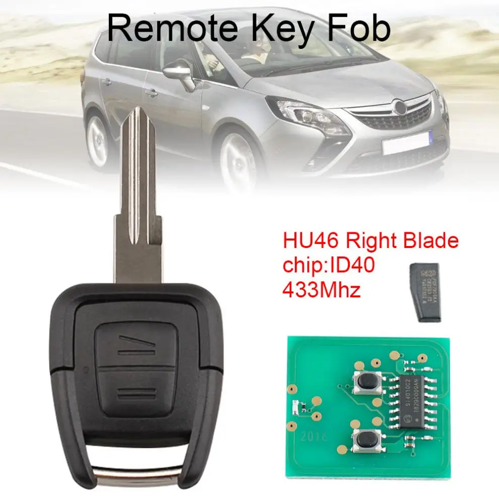 1pcs ABS and Matel 433Mhz 2 Buttons Black Durable Remote Car key Replacement with ID40 Chip and YM28 Blade fit for Opel
1pcs ABS and Matel 433Mhz 2 Buttons Black Durable Remote Car key Replacement with ID40 Chip and YM28 Blade fit for Opel
