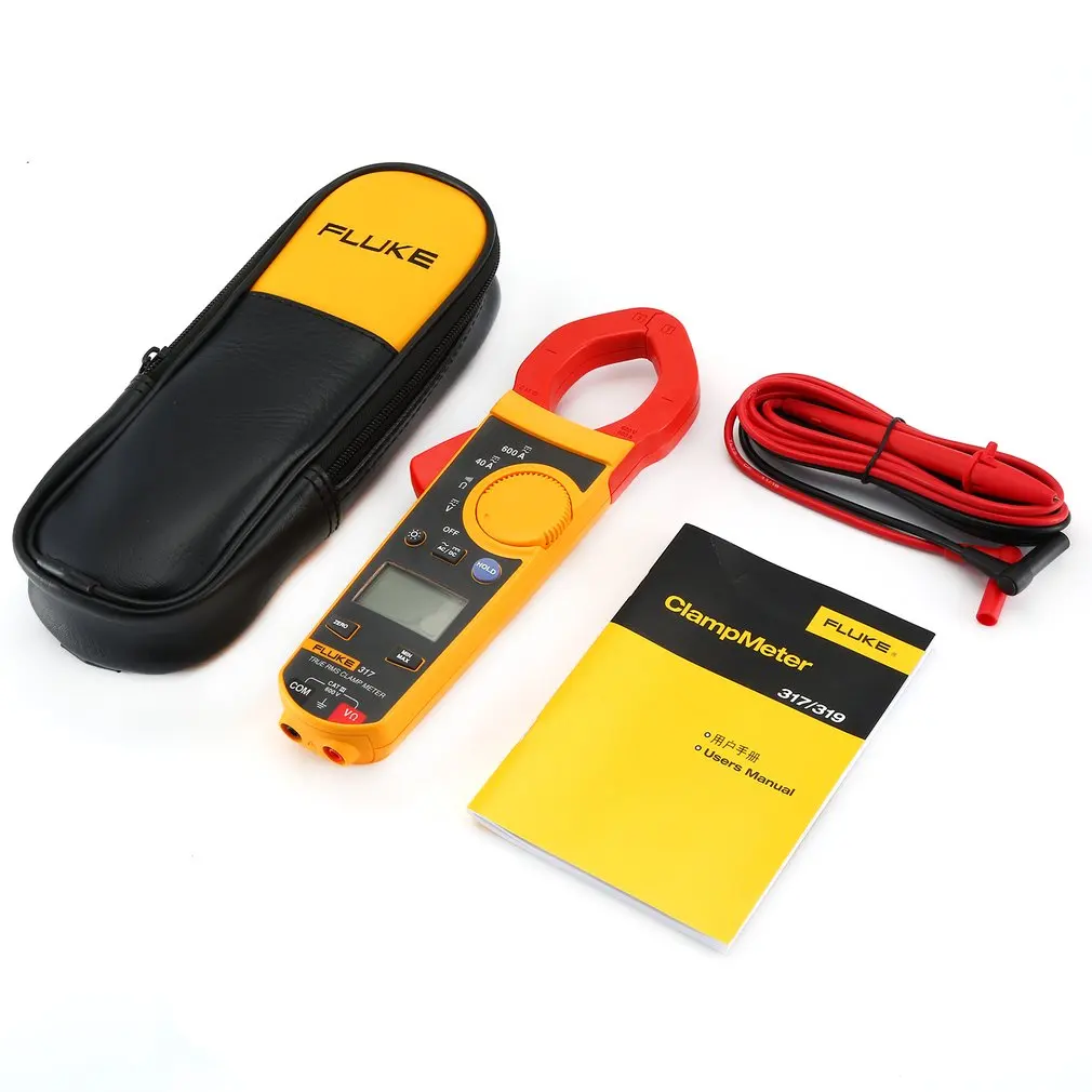 F317 Digital Multimeter Amper Clamp Meter Current Clamp Pincers Voltmeter Ammeter AC/DC Current Voltage Tester
F317 Digital Multimeter Amper Clamp Meter Current Clamp Pincers Voltmeter Ammeter AC/DC Current Voltage Tester