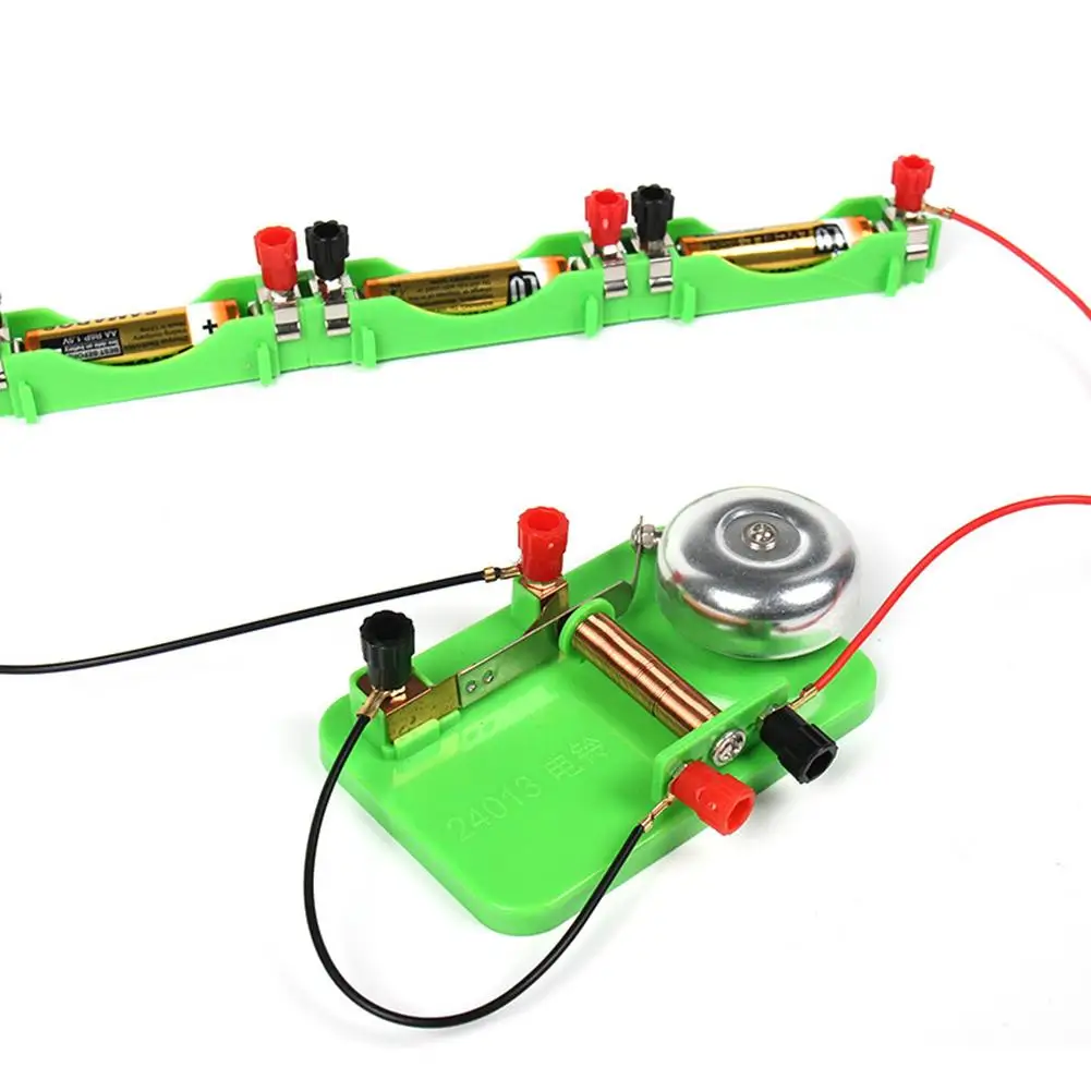 Student DIY Electrical Trembler Bell Model Physical Science Experiment Kids Education Toy Physics Circuit Teaching Aid | Канцтовары для