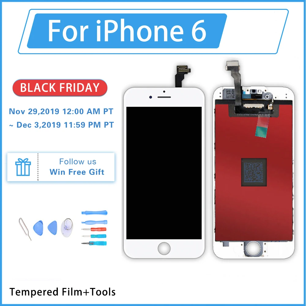 AAA +++ For iPhone 6 6S 6 Plus 6S Plus LCD Display 3D Touch Screen Digitizer Kit For iPhone 6 6 Plus Pantalla 100% tested
AAA +++ For iPhone 6 6S 6 Plus 6S Plus LCD Display 3D Touch Screen Digitizer Kit For iPhone 6 6 Plus Pantalla 100% tested