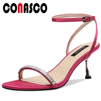 CONASCO 2020 Summer New Rhinestone Women Sandals Sexy Fashion Party Wedding Women Pumps High Heels Shoes Woman Cross-Tied Pumps
CONASCO 2020 Summer New Rhinestone Women Sandals Sexy Fashion Party Wedding Women Pumps High Heels Shoes Woman Cross-Tied Pumps