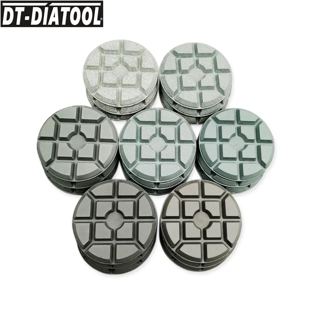 DT-DIATOOL 21pcs/set Dia 4"/100mm Diamond Concrete Polishing Pads Thickened Floor Renew Pad Resin Bond Sanding Disc For Concrete
DT-DIATOOL 21pcs/set Dia 4"/100mm Diamond Concrete Polishing Pads Thickened Floor Renew Pad Resin Bond Sanding Disc For Concrete