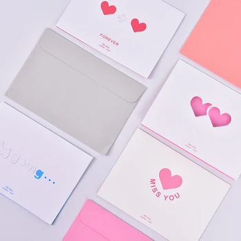 1pcs Valentine's Day hollow greeting card envelope Cute Love Blessing Card Envelopes party supplies
1pcs Valentine's Day hollow greeting card envelope Cute Love Blessing Card Envelopes party supplies