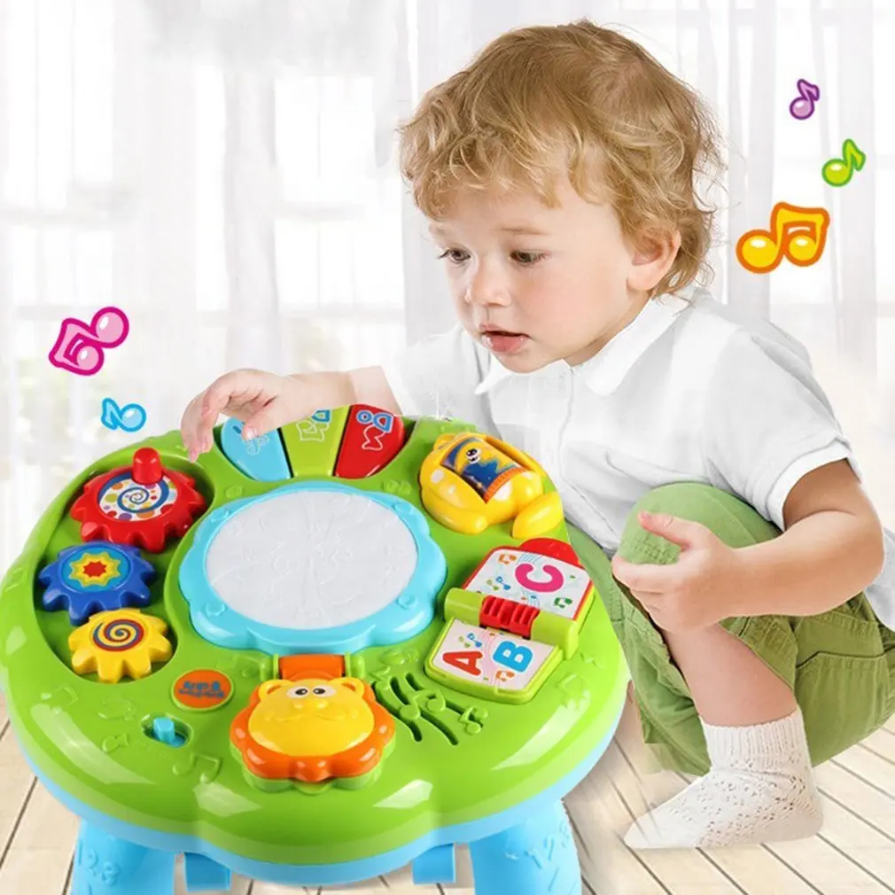 Baby Music Learning Table Multifunctional Game Table for toddlers with Colorful Light Sound Early Educational Toys for Kids Baby
Baby Music Learning Table Multifunctional Game Table for toddlers with Colorful Light Sound Early Educational Toys for Kids Baby