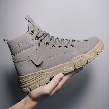 Men Boots Leather Waterproof Lace Up Military Boots Men 2020 New Autumn Winter Ankle Lightweight Shoes For Men Casual Non Slip
Men Boots Leather Waterproof Lace Up Military Boots Men 2020 New Autumn Winter Ankle Lightweight Shoes For Men Casual Non Slip