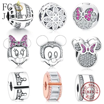 FC Jewelry Fit Original Brand Charm Bracelet Authentic 925 Silver Mickey Minnie Heart Clip Stopper Bead Summer Berloque Gifts
FC Jewelry Fit Original Brand Charm Bracelet Authentic 925 Silver Mickey Minnie Heart Clip Stopper Bead Summer Berloque Gifts