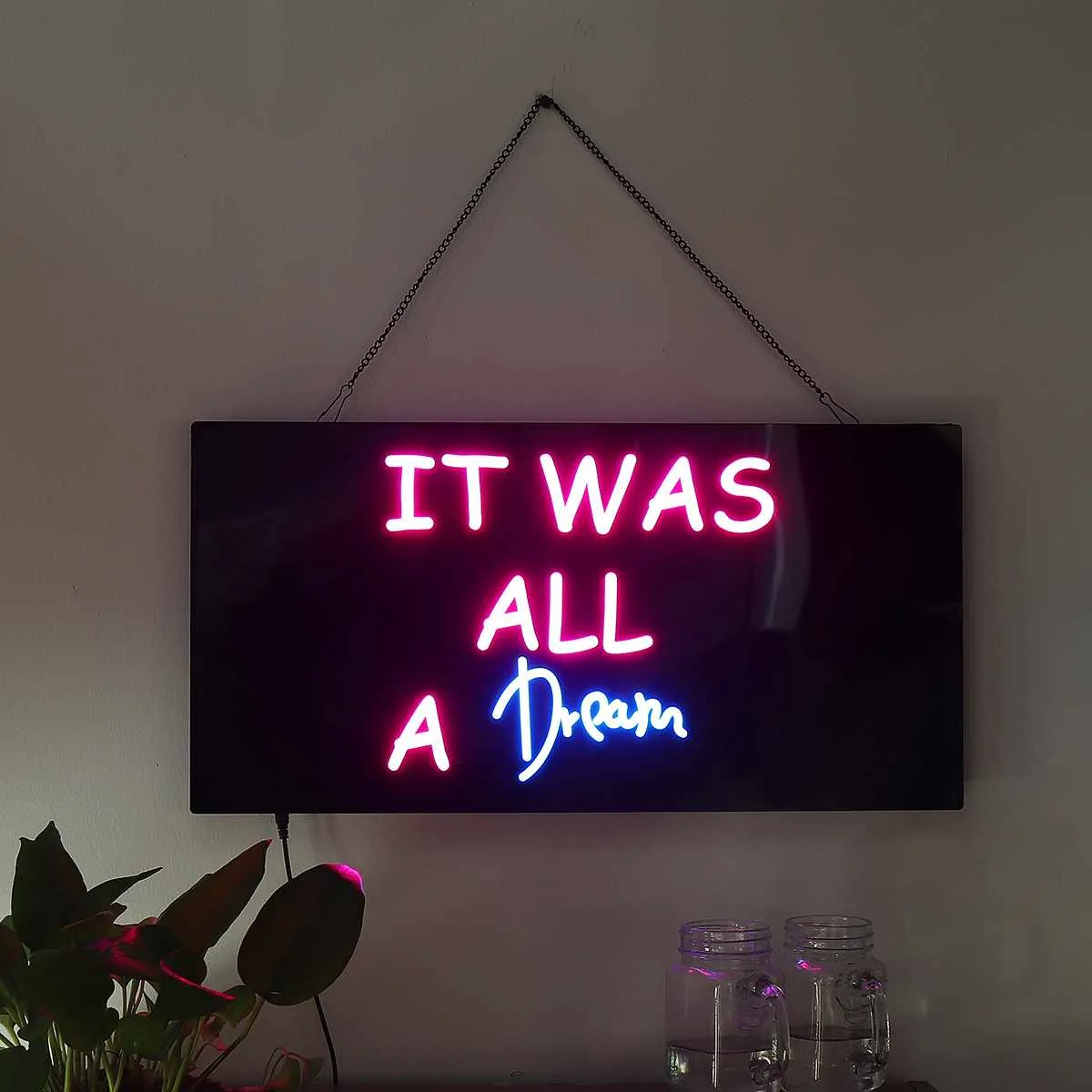 It Was All A Dream LED Light Tub Handmade Visual Artwork Bar Wall Decor Neon Sign Wall Decor Artwork Light Lamp Display Party
It Was All A Dream LED Light Tub Handmade Visual Artwork Bar Wall Decor Neon Sign Wall Decor Artwork Light Lamp Display Party