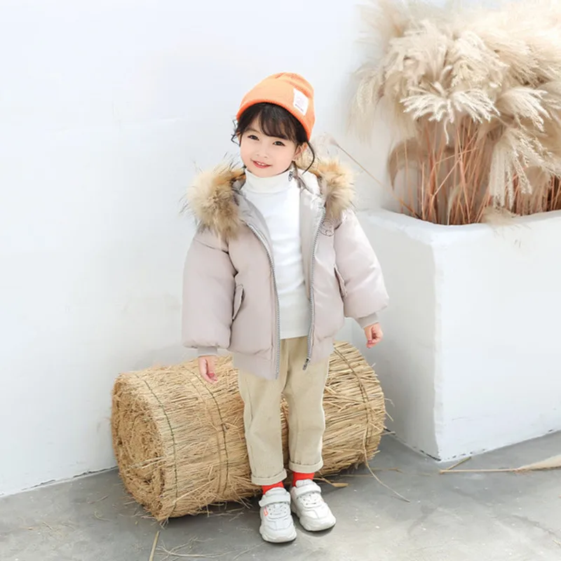 2019 Winter Boys Girls Down Jackets Hooded Outerwear Children Warm Thick Jacket Kids Clothes Outerwear Boy Girl Coats Ski Jacket (7)